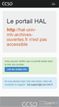 Mobile Screenshot of hal-univ-mlv.archives-ouvertes.fr