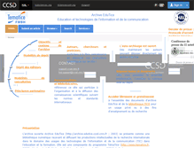 Tablet Screenshot of edutice.archives-ouvertes.fr