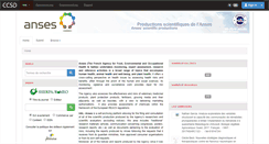 Desktop Screenshot of hal-anses.archives-ouvertes.fr