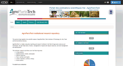 Desktop Screenshot of hal-agroparistech.archives-ouvertes.fr