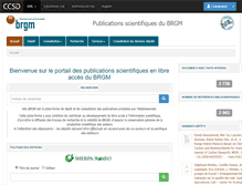 Tablet Screenshot of hal-brgm.archives-ouvertes.fr